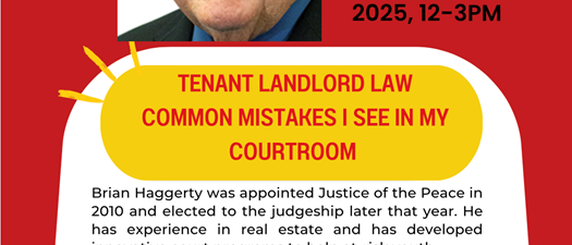 EPAA & Judge B. Haggerty, "Common Mistakes I See In My Courtroom"   Wed. 10/31/2025, 12-3